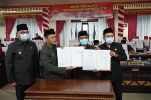 DPRD Kabupaten Lampung Selatan Sahkan Raperda Perubahan APBD 2020