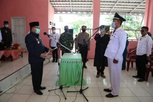 Sulpakar Lantik PJ Kepala Desa Karang Raja