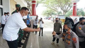 Nanang Ermanto  Sambut Kunjungan Waka Polda Lampung