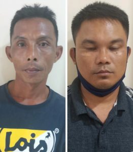 Dua Dari Lima Tersangka Pengeroyok Petugas Polisi Kehutanan di Tahan Aparat Polres Lamsel