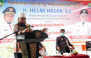 Sekertaris Daerah Kabupaten Lamsel Sambut Kunjungan Walikota Bengkulu