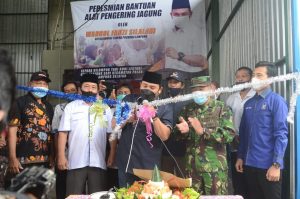 DPD Nasdem Lamsel Resmikan Alat Pengering Jagung Untuk Kelompok Tani Di Kecamatan Palas
