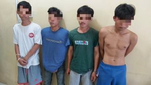 Empat Kawanan Jambret Berhasil di Amankan Unit Reskrim Polsek Penengahan