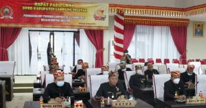 HUT ke-57 Provinsi Lampung, DPRD Lamsel Gelar Rapat Paripurna Istimewa