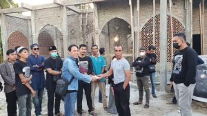 Komunitas Motor Salai Tabuan Bantu  Pembangunan Mesjid di Desa Maja Kecamatan Kalianda