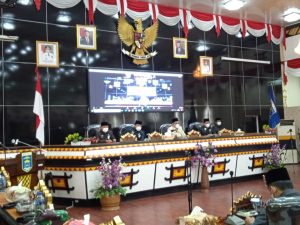 DPRD Kota Metro  gelar Paripurna LKPJ Walikota Tahun 2020