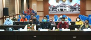 Sekda Lamsel Ikuti Rakor PPKM, Yang di Pimpin Menko Perekonomian Ri