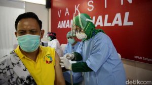 Vaksinasi Untuk Guru di Lamsel Telah Mencapai 66, 56 Persen