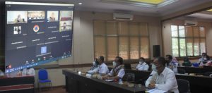 Pemkab Lamsel Ikuti Rakor Evaluasi Pemantauan R3P