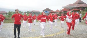 Hut Yayasan Jantung Indonesia ke 40 Winarni Gelar Senam Jantung Sehat