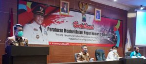 Sekda Lamsel Buka Acara Permendagri Nomor 19 Tahun 2020   