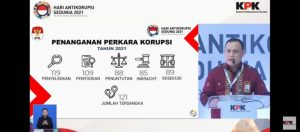 Bupati Lamsel Ikuti Peringatan Hari Anti Korupsi Secara Virtual