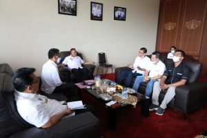 Ketua PWI Lampung Terpilih Wirahadikusumah Silaturahmi Dengan Bupati Lamsel