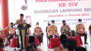 Nanang Ermanto Buka Muscab ke-XIV Gerakan Pramuka Lampung Selatan