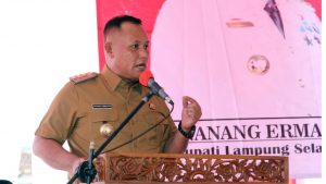 Nanang Ermanto Ingatkan Kepala Desa di Kecamatan Way Sulan Agar Memperhatikan Dunia Pendidikan