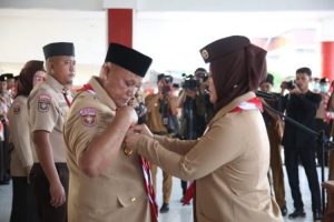 Nananag Ermanto Dilantik Sebahgai Ketua Gerakan Pramuka Lampung Selatan