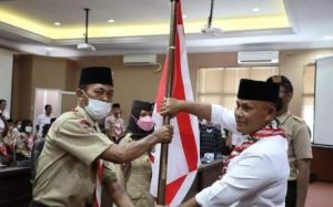 Nanang Ermanto Melepas Peserta Jambore Nasional XI Tahun 2022