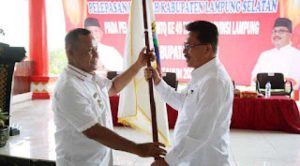 Nanang Ermanto melepas Kafilah Musabaqoh Tilawatil Quran