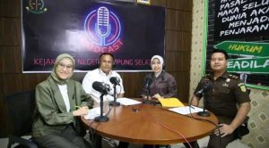 Bupati Lamsel Jadi Narsum Podcast Kejari Lamsel