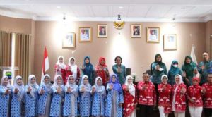 Pemkab Lamsel Terima Kunjungan Tim PKK Kabupaten Pesisir Barat.