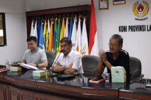 KONI Lampung Langsung Gelar Rakor, Pasca Keluarnya SK