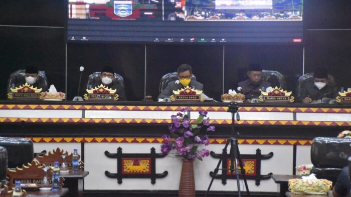 DPRD Metro Gelar Paripurna Pandangan Umum Fraksi Atas LKPj Walikota Tahun 2022