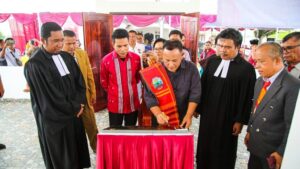 Bupati Lamsel Akan Bantu Renovasi Gereja HKBP di Desa Taman Agung 200 Juta