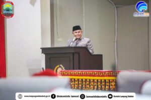 Bupati Sampaikan Apresiasi Kepada Tim Pansus LKPJ DPRD Lamsel Saat Rapat Paripurna 