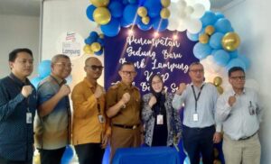 Komisaris dan Direksi Bank Lampung Tinjau Relokasi Kantor KCP TBS