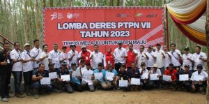 PTPN VII Unit Way Lima Gelar Lomba Sadap Karet