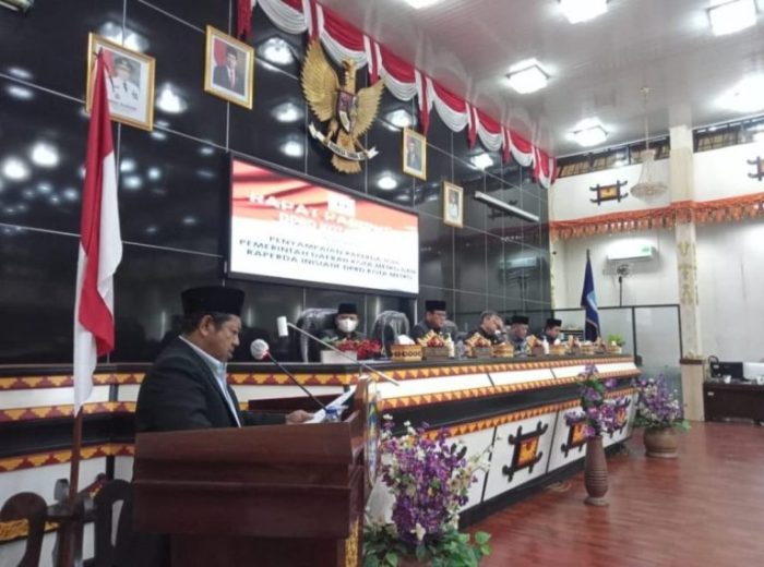 DPRD Kota Metro Gelar Rapat Paripurna Bahas Raperda Literasi