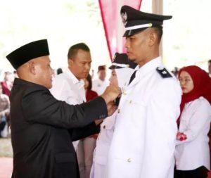 Kades Purwotani dan Sinar Rezki Terpilih di Lantik Nanang Ermanto