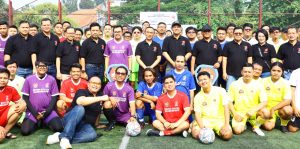 Perkuat Sinergisitas, Polri dan Jurnalis Gelar Seven Soccer