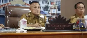 Bupati Lampung Selatan Hadiri Rakor Pengelolaan Sampah Melalui RDF dan BBJB Secara Virtual