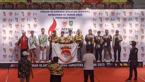 Perolehan Sementara Mendali  Untuk  Lampung di Hari Kedua Porwil XI Riau 