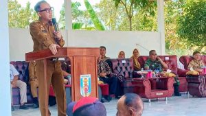 Bupati Waykanan Hadiri Gerakan Pangan Murah di Kampung Banjar Negara 