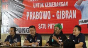 Relawan Bolone Mase Lampung Gelar Koordinasi Menangkan Prabowo Gibran
