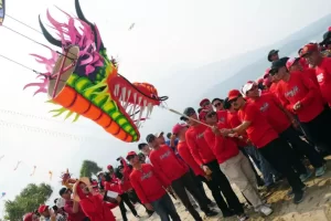 Jadi Agenda Tahunan, Festival Layang-layang 2 Lampung Selatan Resmi Dibuka