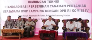 Kadis TPHP Lampung Selatan Hadiri Bimtek Standarisasi Perbenihan Tanaman Pertanian