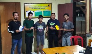 Polsek Gunung Labuhan Amankan Pelaku Curat Di Kampung Gunung Labuhan