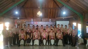 Pengurus Saka Adhyasta Pemilu Kwarcab Waykanan di Kukuhkan