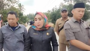 Komisi III DPRD Lamsel Minta Pihak Rekanan Untuk Segera Perbaiki Pekerjaan Yang Kurang Bagus