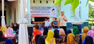 Di Desa Sumber Jaya, M. Akyas Akan Perjuangkan Pembangunan Infrastruktur 