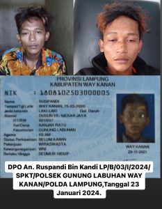 Polisi Amankan Pelaku Curat Di SDN Banjar Ratu Gunung Labuhan