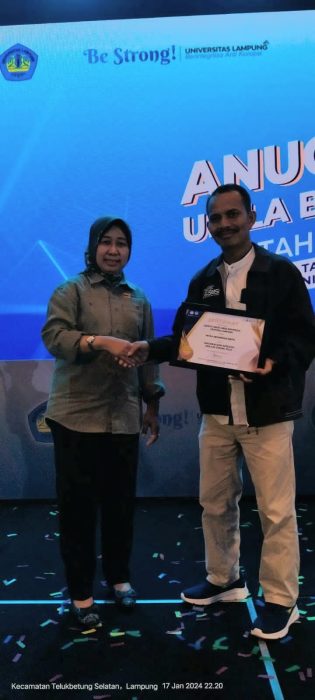 SMSI Lampung Raih Anugerah dari Rektor Unila