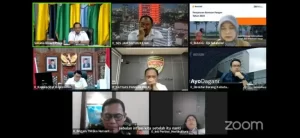 Evaluasi Perkembangan Inflasi Awal Tahun 2024, Pemkab Lampung Selatan Ikuti Rakor Secara Virtual