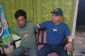 Kanit Gakkum Sat Lantas Polres Lamsel IPTU Nixson Wilson Wariki, Pimpin Penagkapan Lakalantas yang Kabur Ke OKU Sumsel
