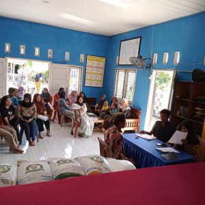 Sebanyak 91 KPM Warga Bengkulu Raman Terima Beras CPP