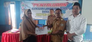 Pemerintah Kampung Gunung Baru Kembali Salurkan BLT DD Tahap II 2024