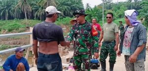 Cek Pengerjaan Fisik TMMD Ke-120, Dandim 0421/LS: Tinggal Penyempurnaan Saja